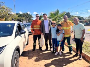Blitz educativa leva prevenção a incêndios florestais para Brazlândia