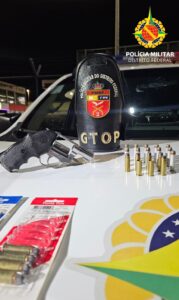 Homem é preso com arma e munições após disparos em Taguatinga