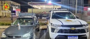 PMDF recupera carro furtado em 15 minutos e prende suspeito durante operação na BR-070