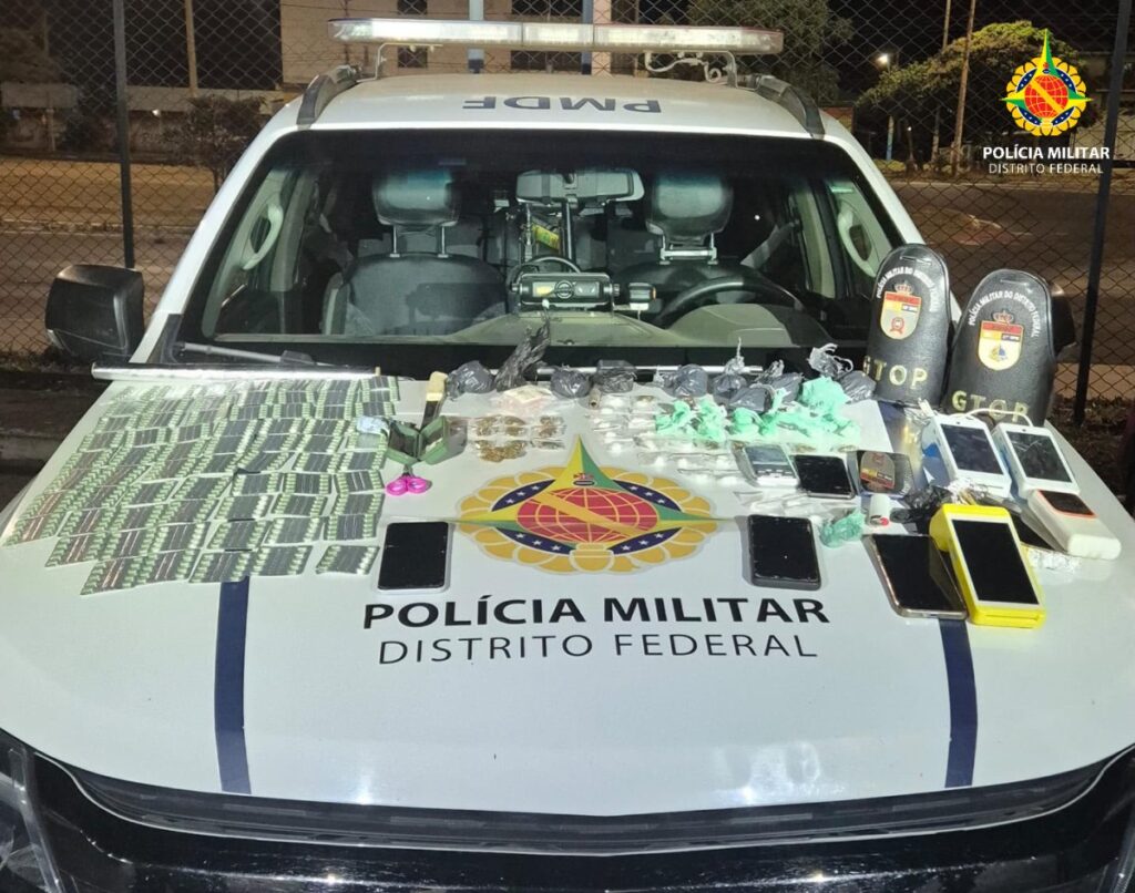 PM prende suspeito de tráfico e apreende mais de 700 comprimidos de Rohypnol no Recanto das Emas