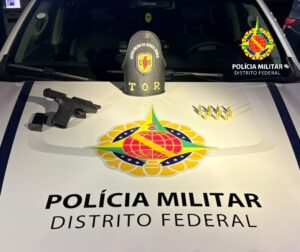 PM prende homem com pistola de uso restrito e numeração raspada em Santa Maria