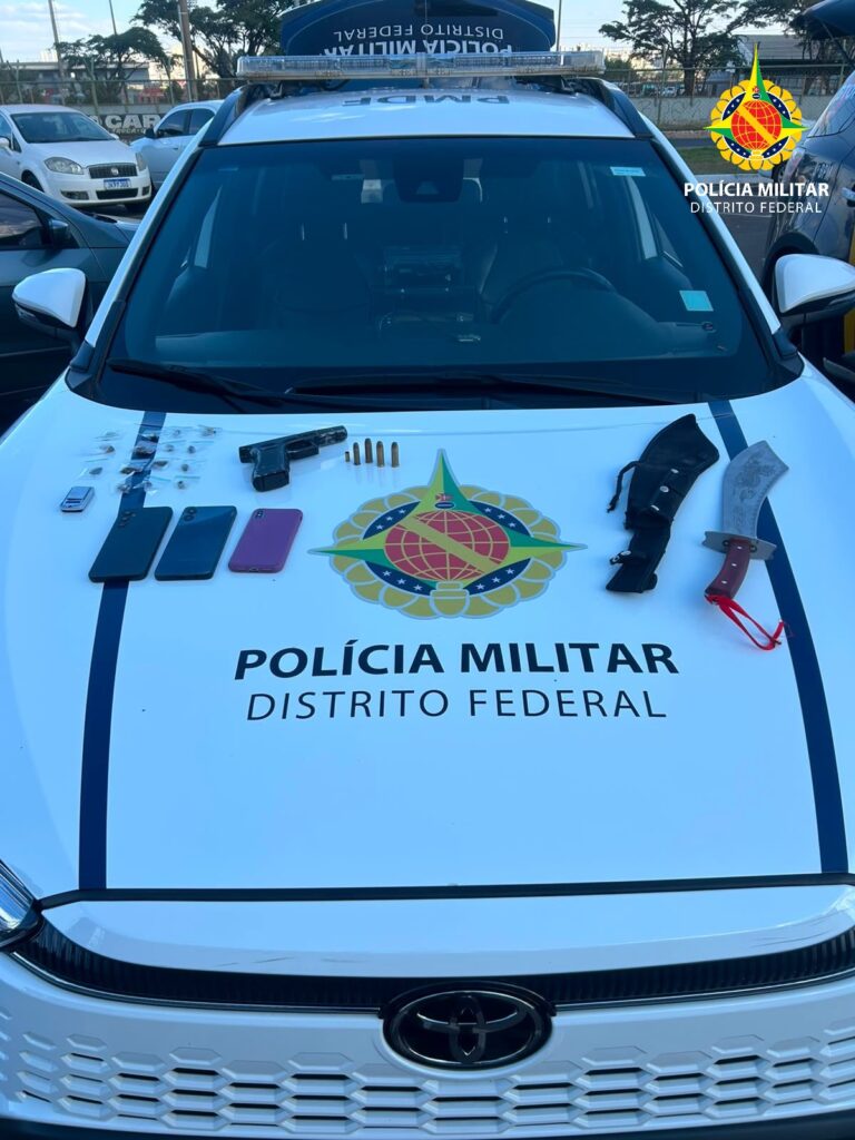 PM apreende dois adolescentes após perseguição e encontra drogas e munições no Sol Nascente
