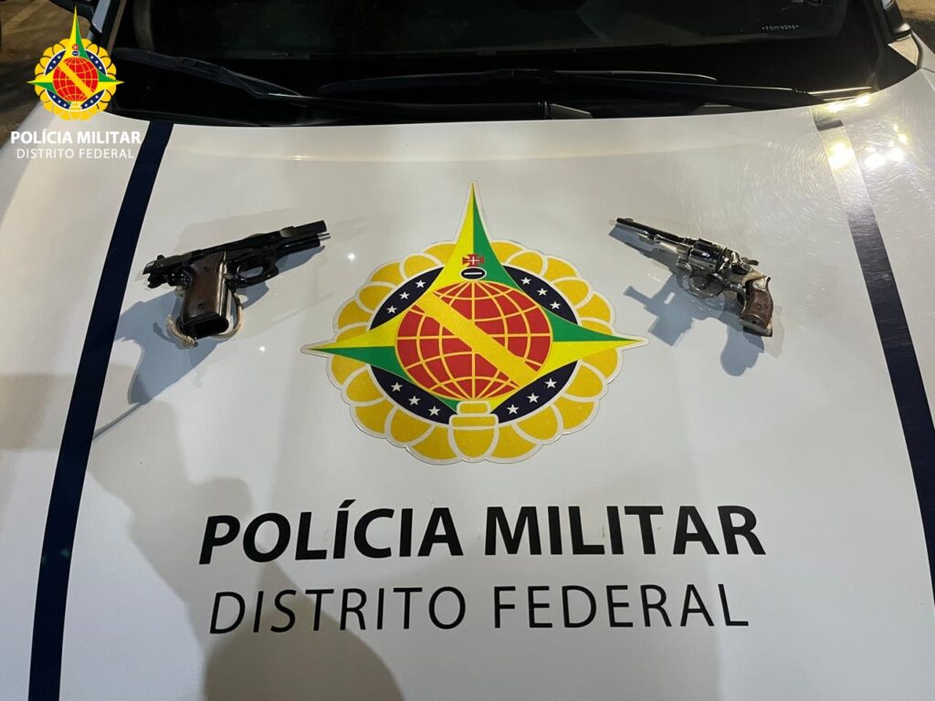 Homem é preso após perseguição a 160 km/h com duas armas de fogo no DF