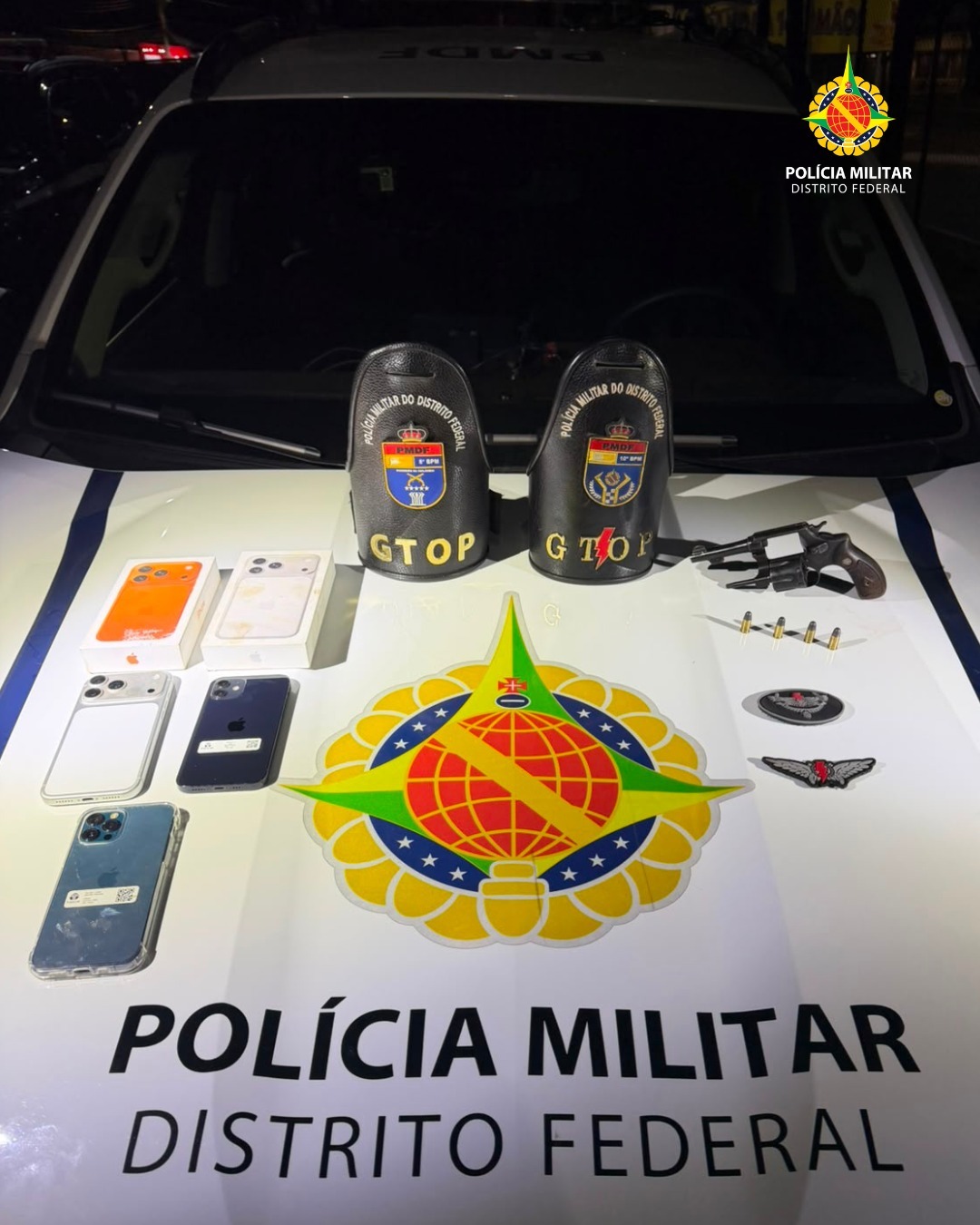 PM prende cinco pessoas em Ceilândia após captura de foragido e desarticulação de grupo suspeito de roubo