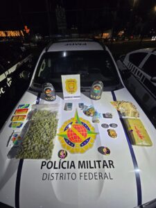 Operação da PM prende três suspeitos de tráfico de drogas em hotel no Setor Hoteleiro Norte