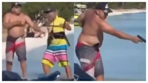 Banhista tenta atirar contra velejador durante briga no RJ, mas arma falha