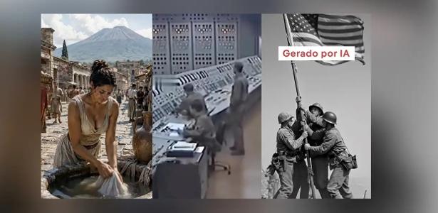 Como reconhecer imagens "históricas" geradas por IA