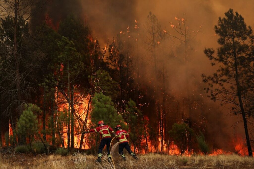 Portugal é duramente afetado por incêndios florestais