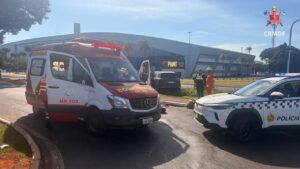 Motociclista morre após acidente com carro em frente ao Ulysses Guimarães