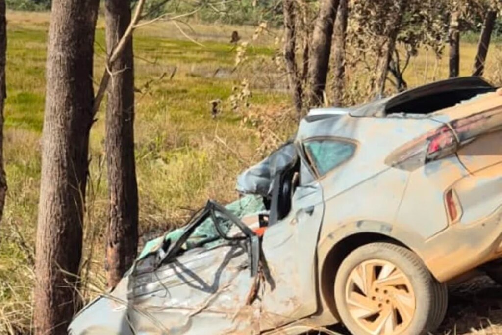 Mulher de 70 anos morre após carro atingir árvore em Formosa