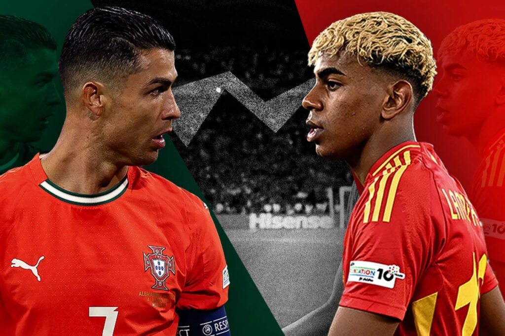 Yamal e Cristiano Ronaldo ficam frente a frente por vaga nas quartas