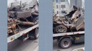 Motorista de Porsche morre após acidente na Imigrantes, em São Bernardo do Campo