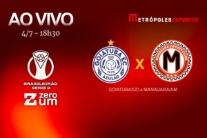 Metrópoles transmite Goiatuba-GO x Manauara-AM ao vivo