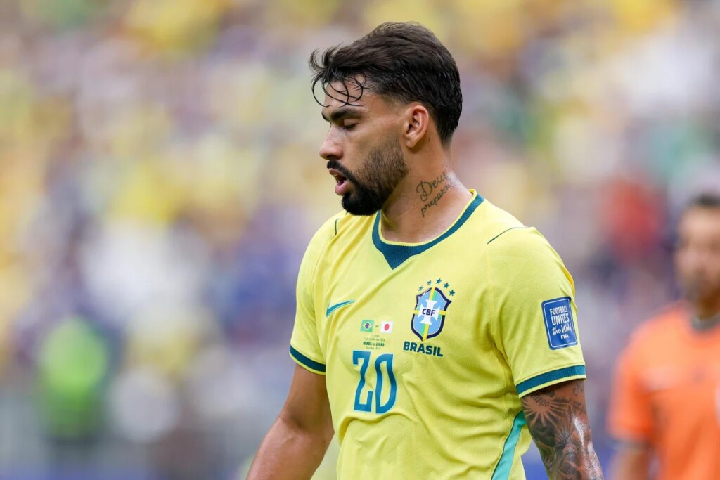 Lucas Paquetá projeta volta por cima após lesão contra o Japão na Copa