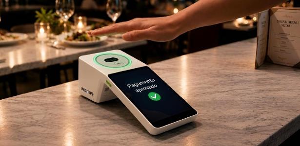 como funciona o pagamento com biometria da mão