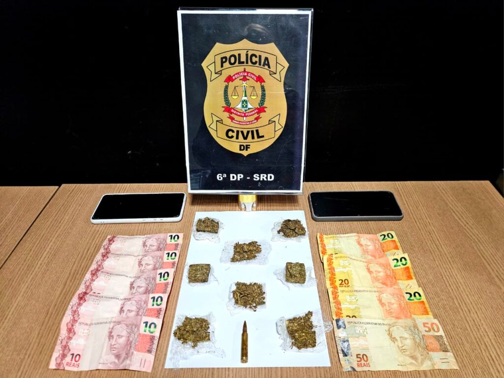 Operação Shadow prende dois suspeitos de tráfico e apreende drogas no Paranoá
