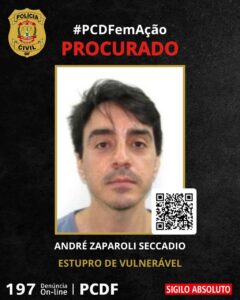 Polícia procura suspeito de estuprar criança de 2 anos 