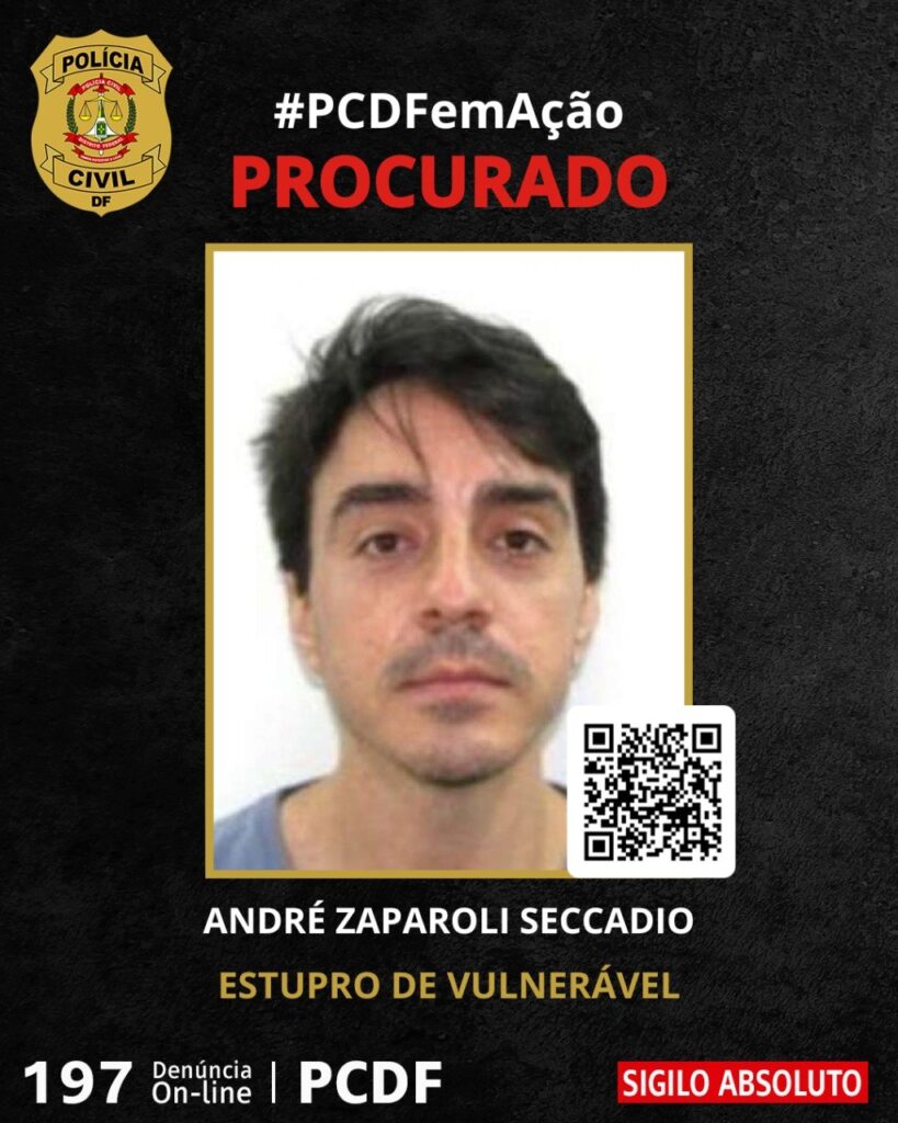 Polícia procura suspeito de estuprar criança de 2 anos 