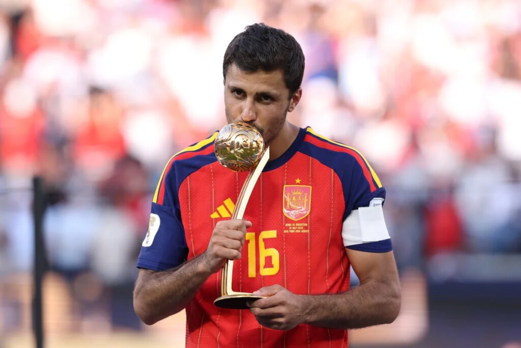 Melhor jogador da Copa, Rodri sonha em jogar no Real Madrid