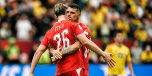 Suíça volta às quarta da Copa após 72 anos
