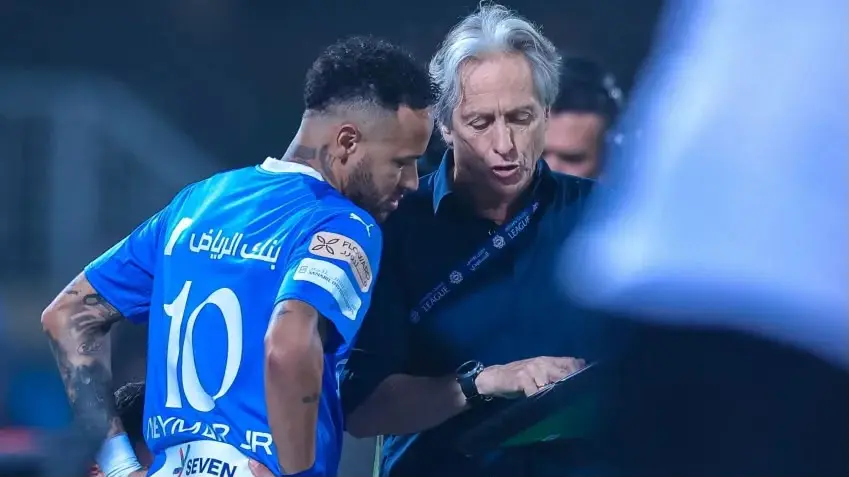 Jorge Jesus relembra conversa com Neymar: "Você acabou"