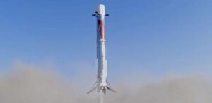 China faz foguete pousar 'de ré' em terra firme