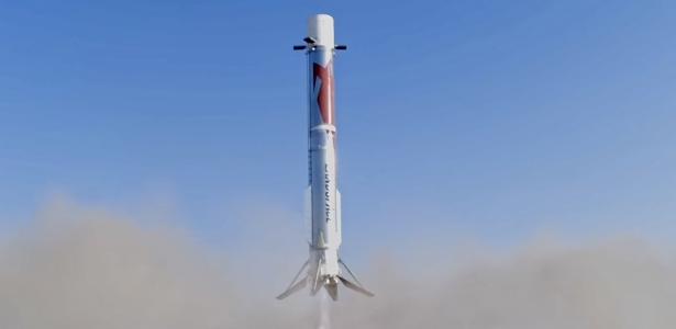 China faz foguete pousar 'de ré' em terra firme