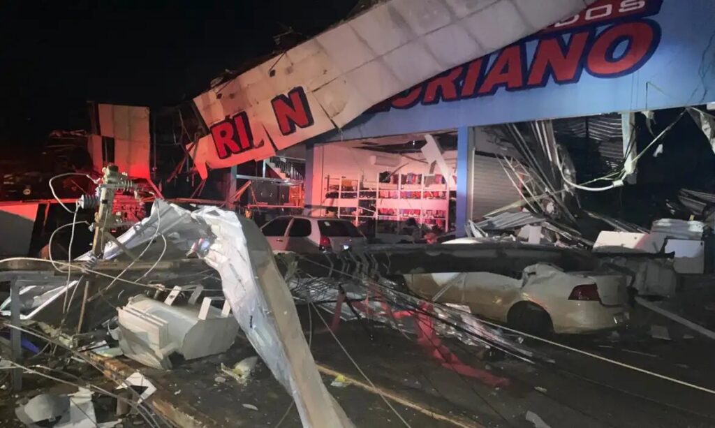 Defesa Civil confirma morte e cinco feridos após ciclone no RS