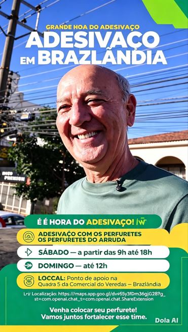 Onda Verde volta mais forte e amplia apoio a Arruda no Distrito Federal