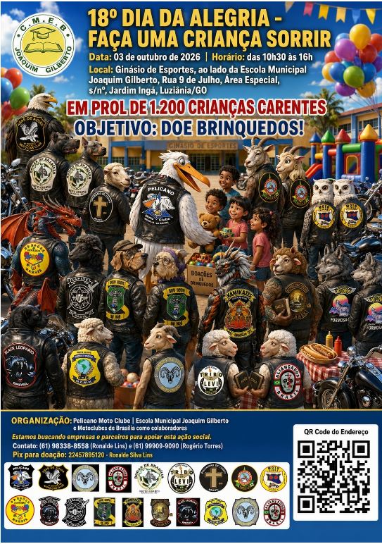 Vem aí, o 18º 18º Dia da Alegria – Faça uma Criança Sorrir! 1 Vem aí, o 18º 18º Dia da Alegria – Faça uma Criança Sorrir!