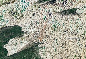‘Deserto feito de água’, diz Nasa sobre imagem dos Lençóis Maranhenses vista do espaço