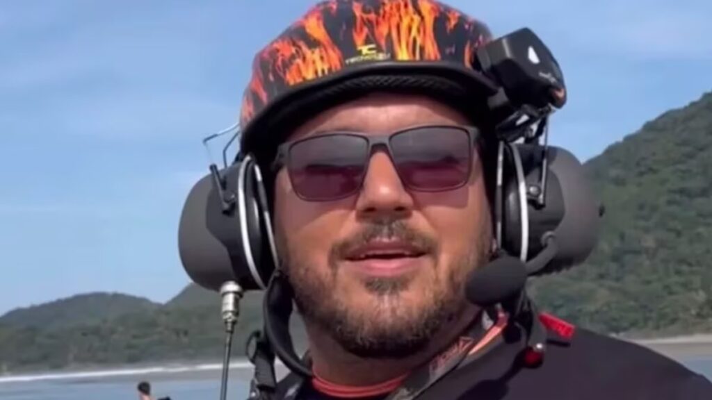 Piloto de paramotor morre após linha de pipa atingir equipamento e provocar queda em Itanhaém