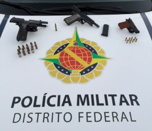 Idoso é preso após PM encontrar três armas e munições sem registro no Gama