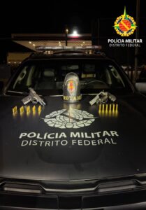 ROTAM prende dois homens e apreende três armas no DF