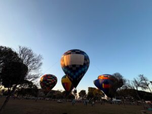 Festival de Esportes Aéreos encerra primeira edição com céu enfeitado por balões