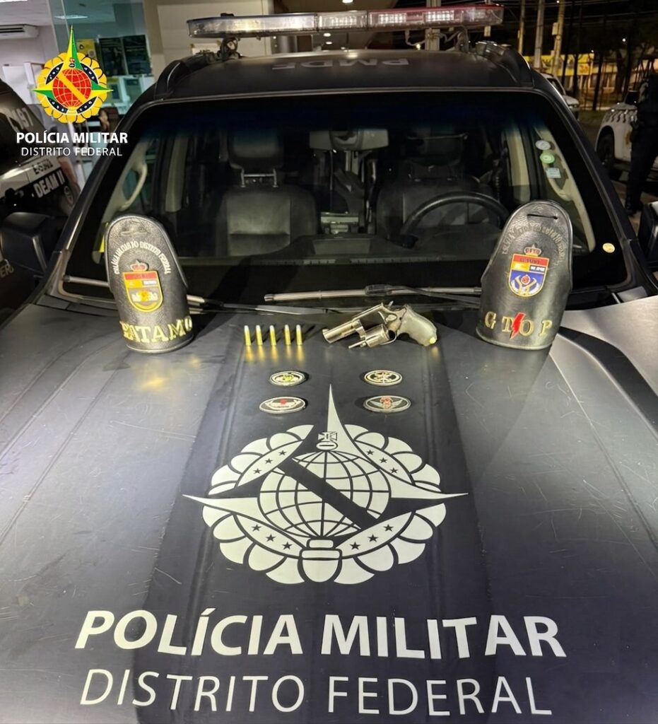 PMDF apreende revólver em ameaça contra ex-companheira no DF