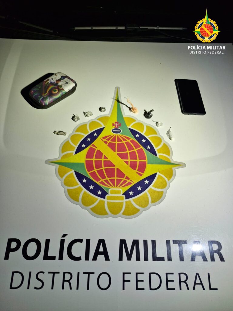 Adolescente é apreendido com cocaína e skunk durante abordagem em Ceilândia