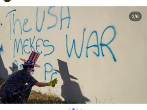 PMDF prende suspeito após ato de vandalismo na Embaixada dos EUA em Brasília