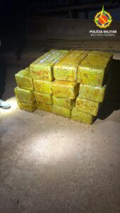 PMDF apreende cerca de 300 kg de maconha escondidos em caminhão na Ponte Alta