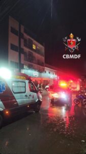 CBMDF é acionado após incêndio em uma padaria no Paranoá