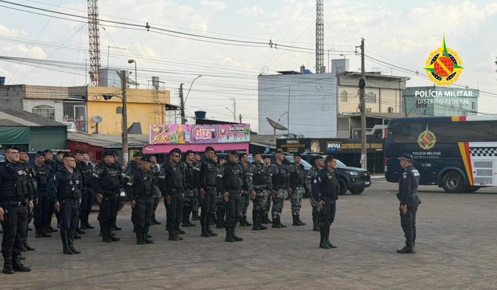 Polícia Militar fecha o cerco ao crime com operação que mobiliza policiais no DF