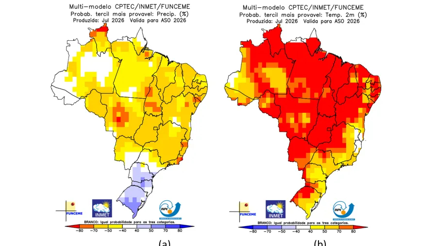 Órgãos apontam El Niño ‘muito forte’ e risco de desastres no Brasil