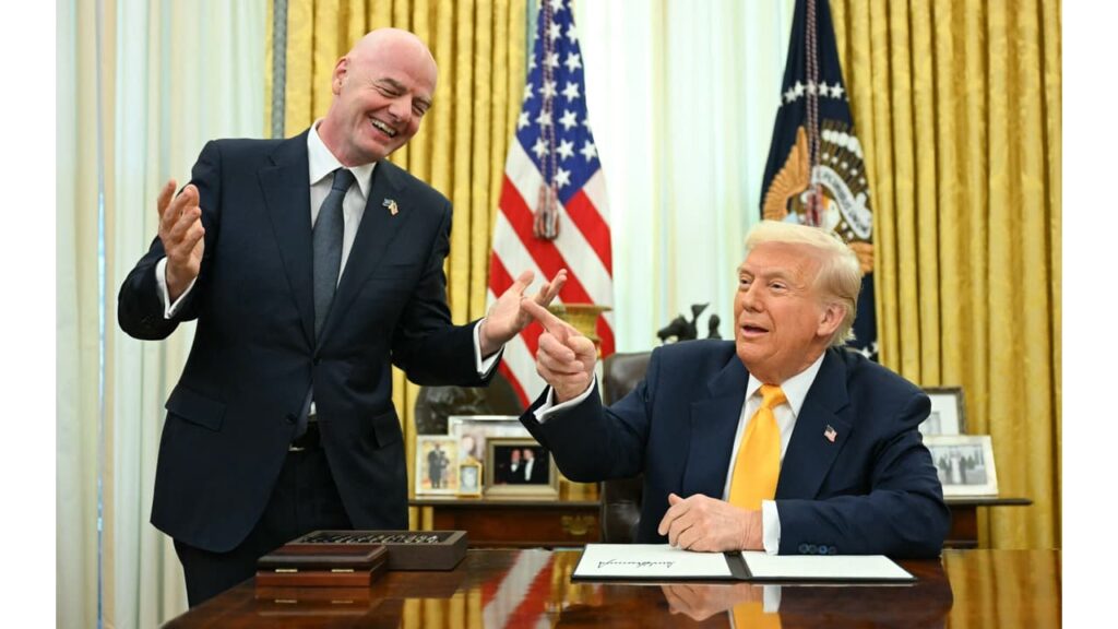 Trump diz que Fifa cometeria um ‘erro terrível’ se substituísse Infantino