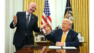 Trump diz que Fifa cometeria um ‘erro terrível’ se substituísse Infantino