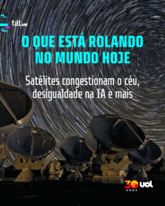 O que está rolando hoje: céu congestionado e mulheres ganhando menos na IA