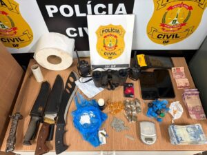 PCDF prende suspeito de tráfico que usava casa de três andares como ponto de vigilância