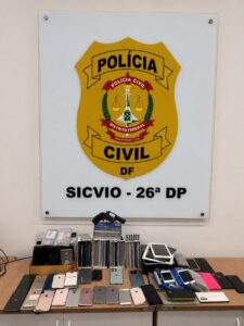 PCDF prende homem e apreende 40 celulares durante operação em Samambaia