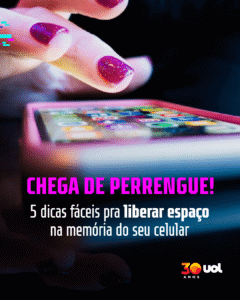 Chega de sufoco: 5 soluções simples para liberar espaço no seu celular