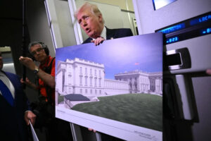 Obras do salão de baile de Trump são bloqueadas em recurso