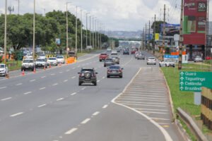 Nova pista da Epig é liberada e muda trânsito no sentido Taguatinga